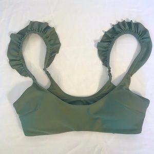 Aerie Ruffle Bikini Top